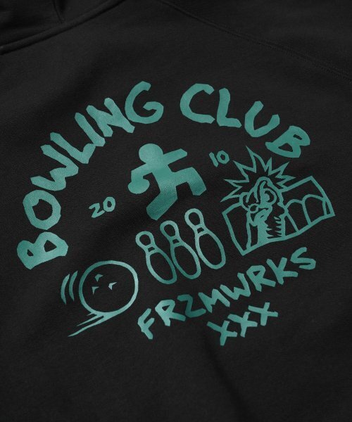 FRIZMWORKS(フリズムワークス)の「XXX BOWLING CLUB HOODY _ BLACK(パーカー・メンズ・その他・MEDIUM/LARGE/X-LARGE)」の5枚目の写真