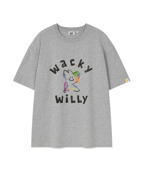 Wacky WiLLy(ワッキーウィリー)の「ビッグキキグラフィック半袖Tシャツグレー(Tシャツ/カットソー・レディース・その他・X-LARGE/SMALL/MEDIUM/LARGE)」の1枚目の写真