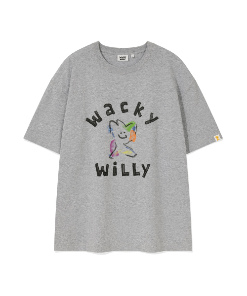 Wacky WiLLy(ワッキーウィリー)の「ビッグキキグラフィック半袖Tシャツグレー(Tシャツ/カットソー・レディース・その他・X-LARGE/SMALL/MEDIUM/LARGE)」の2枚目の写真