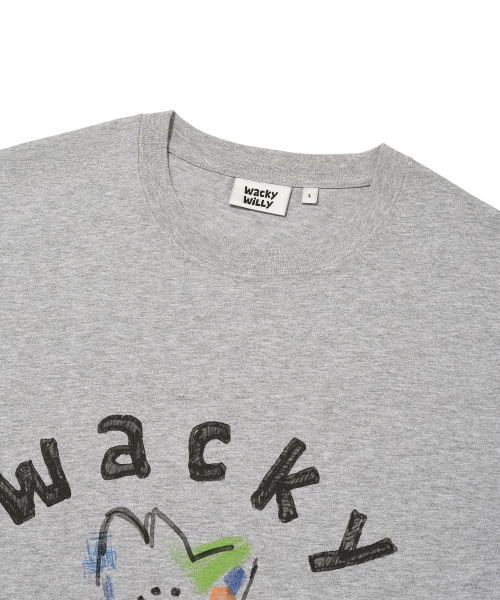 Wacky WiLLy(ワッキーウィリー)の「ビッグキキグラフィック半袖Tシャツグレー(Tシャツ/カットソー・レディース・その他・X-LARGE/SMALL/MEDIUM/LARGE)」の4枚目の写真