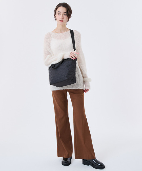 LeSportsac（レスポートサック）の「BUCKET TOTE ブラッククロスデボス（トートバッグ・レディース・ブラック・FREE）」の2枚目の写真