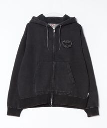 BEN DAVIS（ベンデイビス）の「【BEN DAVIS/ベンデイビス】グランジワッペン ZIPフーディー ヴィンテージ加工 裏起毛 フルジップパーカー（パーカー）」