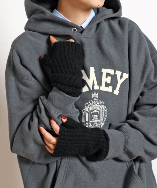 AP STUDIO（エーピーストゥディオ）の「ハンドウォーマー（手袋・レディース・ブラック/チャコールグレー/ブラウン・FREE）」の7枚目の写真