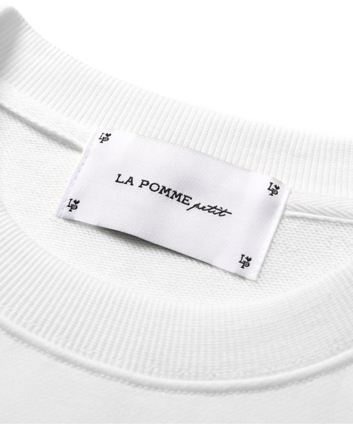 LA POMME petit（ラポミ・プチ）の「LA POMME petit Dot Logo Print Sweater（スウェット・レディース・ホワイト・FREE）」の4枚目の写真
