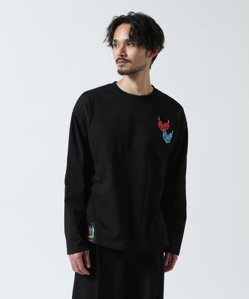 maxsix(マックスシックス)の「maxsix(マックスシックス)DOUBLE HERT L/S TEE(Tシャツ/カットソー・メンズ・ブラック/ホワイト・L/M)」の17枚目の写真