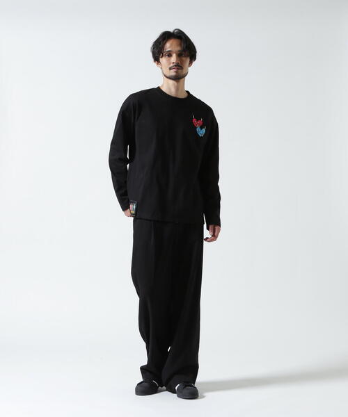 maxsix(マックスシックス)の「maxsix(マックスシックス)DOUBLE HERT L/S TEE(Tシャツ/カットソー・メンズ・ブラック/ホワイト・L/M)」の18枚目の写真