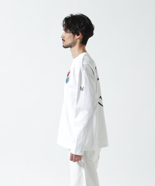 maxsix(マックスシックス)の「maxsix(マックスシックス)DOUBLE HERT L/S TEE(Tシャツ/カットソー・メンズ・ブラック/ホワイト・L/M)」の9枚目の写真