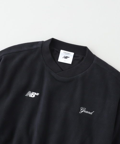 WISM(ウィズム)の「GRAND × NEW BALANCE POLAR FLEECE WINDSHIRT(Tシャツ/カットソー・メンズ・ブラック・MEDIUM/LARGE)」の4枚目の写真
