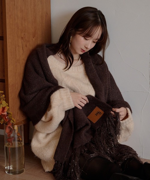 original glitter shaggy muffler / オリジナルグリッターシャギー