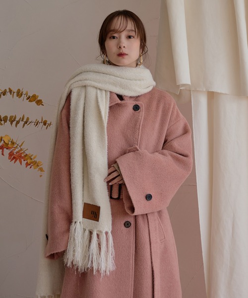 ゆーま☀️新品未使用】modest mood＊butter muffler original glitter shaggy muffler / オリジナルグリッターシャギー