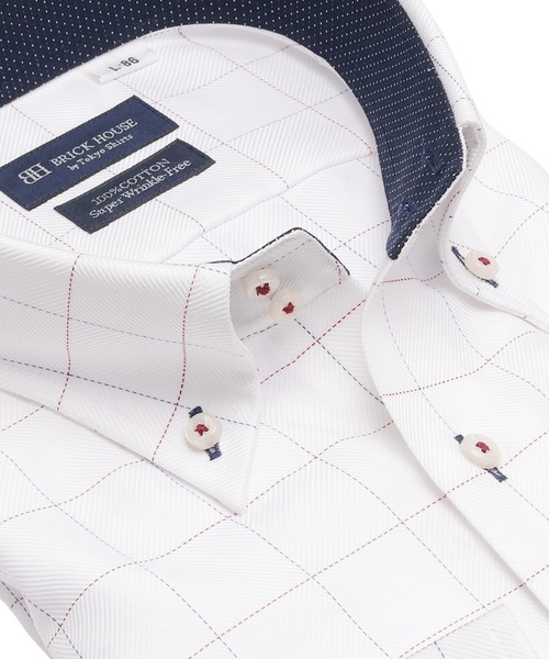 TOKYO SHIRTS(トウキョウシャツ)の「【超形態安定】 形態安定ノンアイロン ドゥエボットーニ 長袖ビジネスワイシャツ(ビジネスシャツ・メンズ・ブルー・首回り39cm-裄丈80cm/首回り39cm-裄丈84cm/首回り41cm-裄丈82cm/首回り41cm-裄丈86cm/首回り42cm-裄丈82cm/首回り42cm-裄丈86cm/首回り43cm-裄丈82cm/首回り43cm-裄丈86cm/首回り37cm-裄丈80cm/首回り37cm-裄丈84cm)」の2枚目の写真
