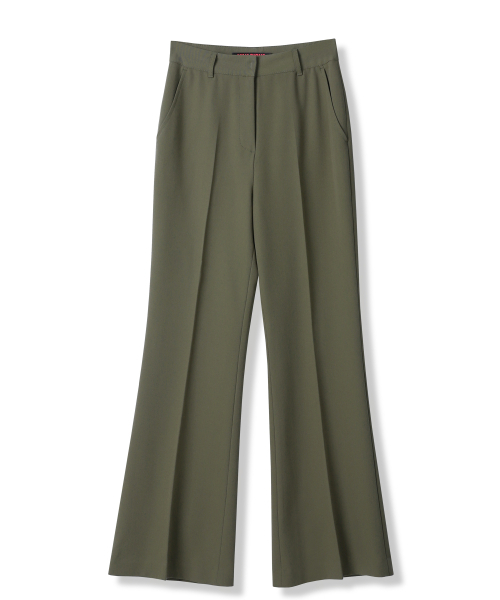 Vivacious（ビバシャス）の「Gentle Bootscut Pants_3COL（スラックス・レディース・グレー/カーキ/ブラック・SMALL/MEDIUM/LARGE）」の6枚目の写真