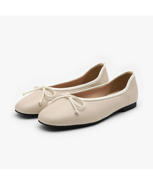 SAPPUN（サプン）の「Uerin Ribbon Flats (1cm)（バレエシューズ）」
