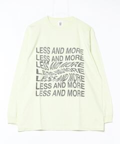 6(ROKU)＞LESS AND MORE ロングスリーブTシャツ（Tシャツ/カットソー