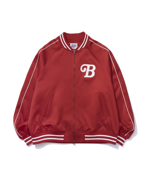 EXTRAORDINARY(エクストラオーディナリー)の「B.S.C SOUVENIR SATIN JACKET RED(スタジャン・メンズ・その他・LARGE/X-LARGE/MEDIUM)」の2枚目の写真