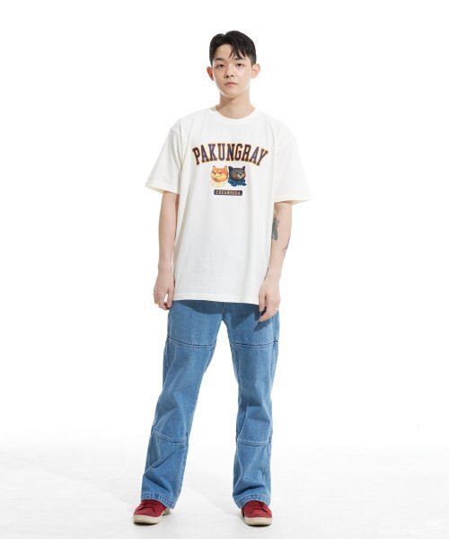CREAM SODA LAB(クリームソーダラボ)の「ピエンジロゴ 半袖Tシャツ アイボリー(Tシャツ/カットソー・メンズ・その他・X-LARGE/XX-LARGE/LARGE/MEDIUM)」の3枚目の写真