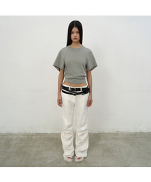 LCDC TM（エルシーディーシーティーエム）の「WASHED RAGLAN T-SHIRT (LIGHT GREY)（Tシャツ/カットソー）」