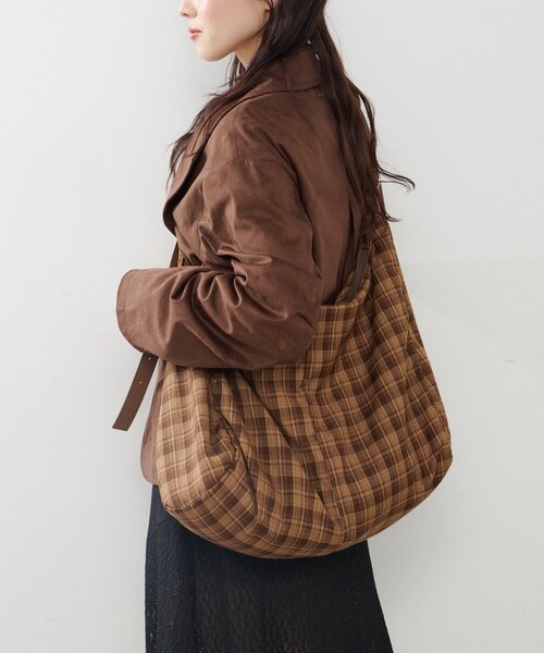 Kastane(カスタネ)の「【A4サイズ】ビッグショルダーBAG(ショルダーバッグ・レディース・ブラウン系その他/ブラウン・FREE)」の8枚目の写真