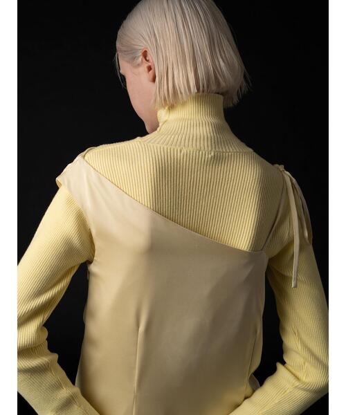 Te chichi（テチチ）の「【Atelier Bonheur】サテンキャミドレス《2025winter catalog item》（ワンピース・レディース・イエロー・F）」の2枚目の写真