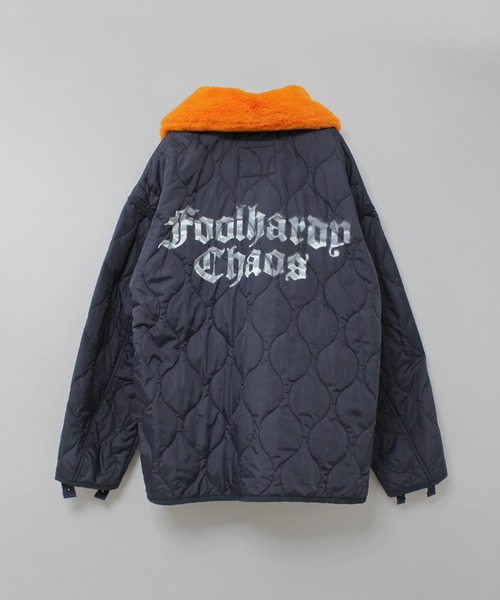 RNA（アールエヌエー）の「J2173 リメイクキルティングジャケット（ブルゾン・レディース・カーキ/ネイビー・MEDIUM）」の16枚目の写真