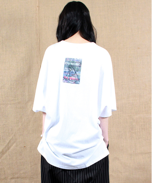 DEMARC（ドゥマーク）の「ルーズフィットフレンチハーフスリーブホワイト（Tシャツ/カットソー・レディース・その他・MEDIUM/LARGE）」の4枚目の写真