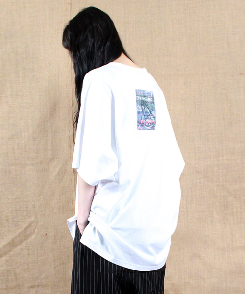 DEMARC（ドゥマーク）の「ルーズフィットフレンチハーフスリーブホワイト（Tシャツ/カットソー・レディース・その他・MEDIUM/LARGE）」の5枚目の写真