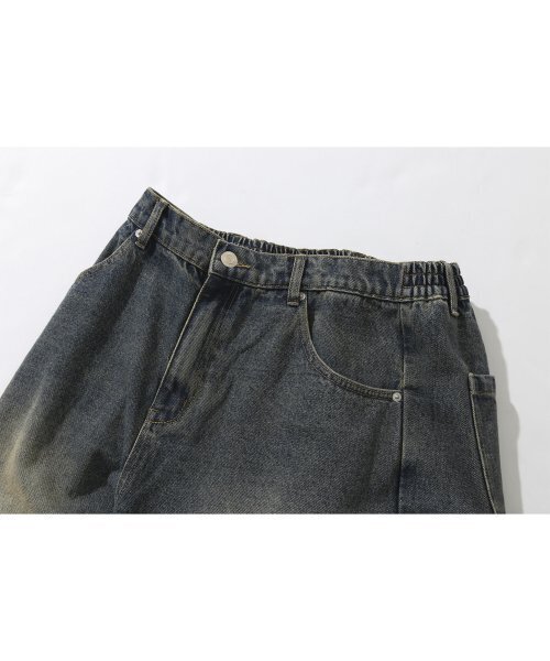 URBANSTOFF（アーバンストッフ）の「ヴィンテージウォッシュロングバルーンパンツ（サンドブルー）（デニムパンツ・レディース・その他・LARGE）」の5枚目の写真