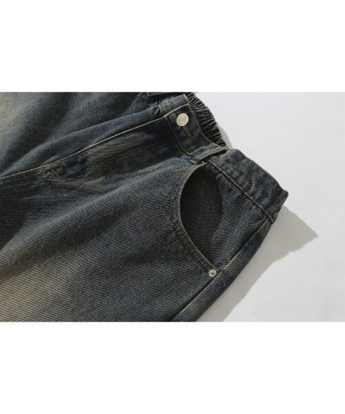 URBANSTOFF（アーバンストッフ）の「ヴィンテージウォッシュロングバルーンパンツ（サンドブルー）（デニムパンツ・レディース・その他・LARGE）」の6枚目の写真