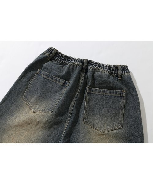 URBANSTOFF（アーバンストッフ）の「ヴィンテージウォッシュロングバルーンパンツ（サンドブルー）（デニムパンツ・レディース・その他・LARGE）」の7枚目の写真
