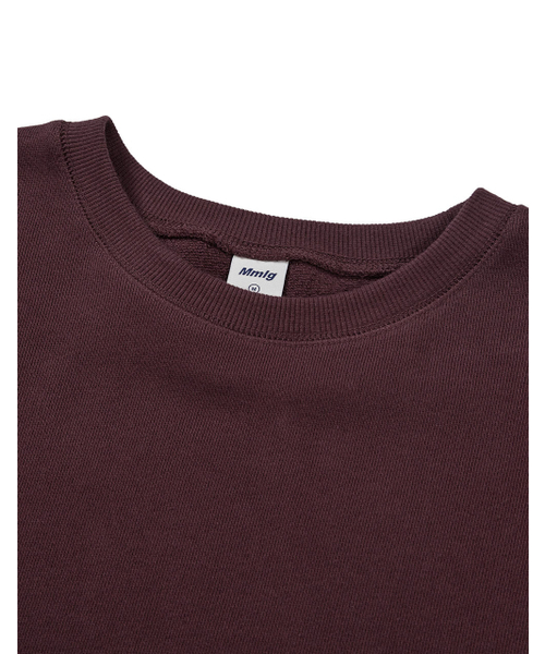 MMLG（エムエムエルジー）の「[Mmlg] SMALL ONLY MG SWEAT (PLUM)（スウェット・レディース・その他・SMALL/MEDIUM/LARGE/X-LARGE）」の3枚目の写真