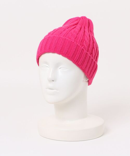 newhattan(ニューハッタン)の「★PH3★★newhattan/ニューハッタン★100% Acrylic Knit Hats with Cuff 3024(ニットキャップ/ビーニー・メンズ・ピンク系その他/レッド/ホワイト/ネイビー/パープル・FREE)」の4枚目の写真