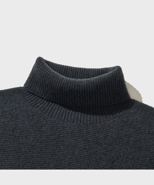 VDR（ブイディアール）の「WHOLE GARMENT DOUBLE FACE TURTLENECK [Midnight Navy]（ニット/セーター・メンズ・その他・MEDIUM/LARGE/X-LARGE）」の3枚目の写真