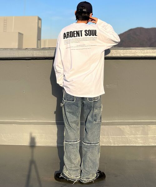 ARDENTSOUL(アーデントソウル)の「アダント、シグネチャーバックロゴセミオーバーフィット長袖Tシャツ(Tシャツ/カットソー・メンズ・その他・MEDIUM/X-LARGE/XX-LARGE/LARGE)」の11枚目の写真