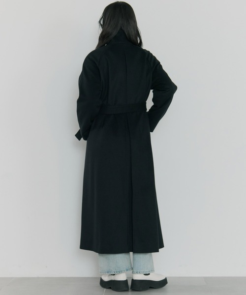 Dessin de mode　ロングコート ブラック Dessin de Mode（デッサンドモード） コート アウター 「Dessin de