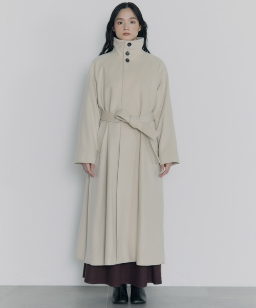 STUDIOUS別注 デッサンデモード スタンドカラーコート Dessin de mode/デッサンデモード】《STUDIOUS別注》スタンドカラー