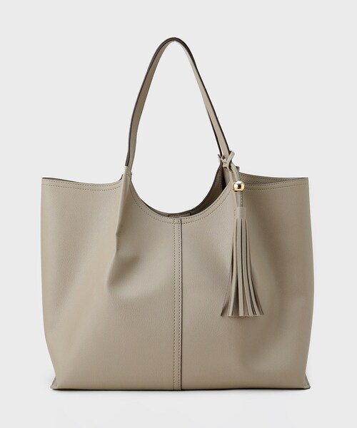 THE SHOP TK (ザ ショップ ティーケー )の「タッセル付きトートバッグ(トートバッグ・レディース・ナチュラル/アイボリー/ブラック・00)」の11枚目の写真