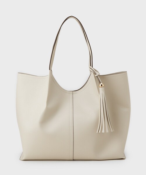 THE SHOP TK (ザ ショップ ティーケー )の「タッセル付きトートバッグ(トートバッグ・レディース・ナチュラル/アイボリー/ブラック・00)」の12枚目の写真