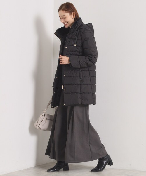 ITS'DEMO（イッツデモ）の「【撥水加工】中綿フードコート（その他アウター・レディース・ナチュラル/ブラウン系/ブラック・40/38）」の8枚目の写真