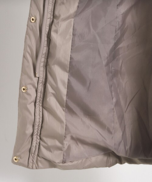 ITS'DEMO（イッツデモ）の「【撥水加工】中綿フードコート（その他アウター・レディース・ナチュラル/ブラウン系/ブラック・40/38）」の14枚目の写真