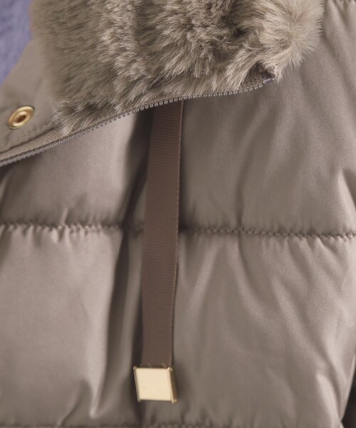 ITS'DEMO（イッツデモ）の「【撥水加工】中綿フードコート（その他アウター・レディース・ナチュラル/ブラウン系/ブラック・40/38）」の15枚目の写真