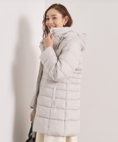 ITS'DEMO（イッツデモ）の「【撥水加工】中綿フードコート（その他アウター・レディース・ナチュラル/ブラウン系/ブラック・40/38）」の16枚目の写真