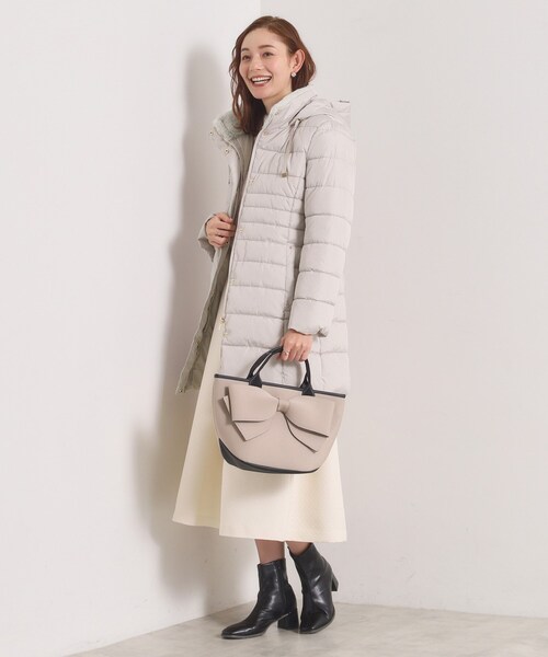 ITS'DEMO（イッツデモ）の「【撥水加工】中綿フードコート（その他アウター・レディース・ナチュラル/ブラウン系/ブラック・40/38）」の17枚目の写真