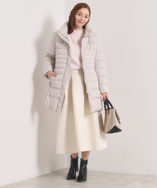 ITS'DEMO（イッツデモ）の「【撥水加工】中綿フードコート（その他アウター・レディース・ナチュラル/ブラウン系/ブラック・40/38）」の18枚目の写真