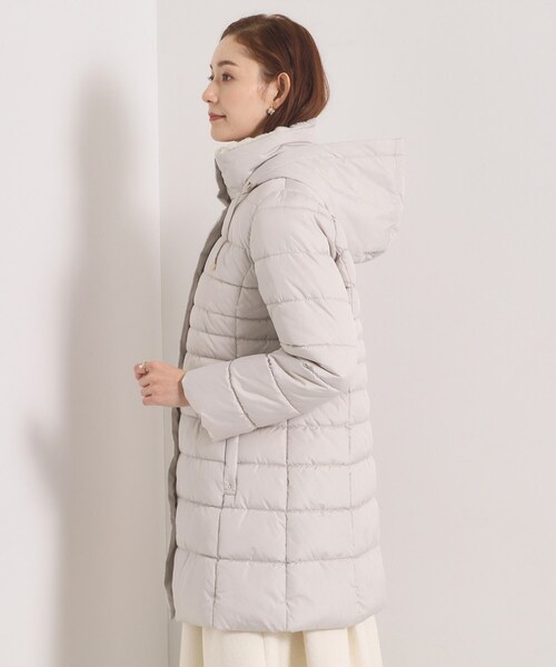 ITS'DEMO（イッツデモ）の「【撥水加工】中綿フードコート（その他アウター・レディース・ナチュラル/ブラウン系/ブラック・40/38）」の22枚目の写真