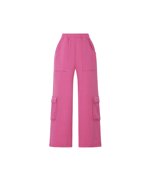 A.R.U(エイアールユー)の「PIGMENT STRING PANTS(その他パンツ・レディース・チャコールグレー/PINK・FREE)」の1枚目の写真