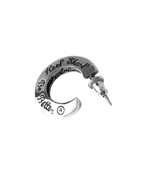 ANONYMOUS ARTISAN(アノニマスアルティザン)の「Keep Sharp Be better Earring(ピアス(両耳用)・レディース・シルバー・FREE)」の4枚目の写真