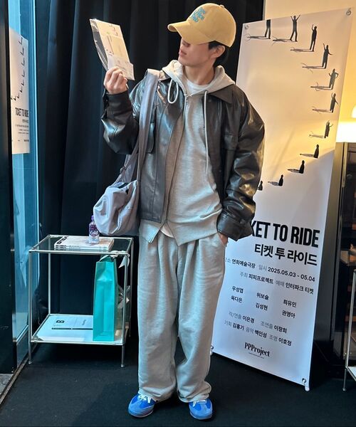 GRISH（グリッシュ）の「ツーピンタックワイドスウェットパンツ[グレー]（スウェットパンツ・レディース・その他・MEDIUM/LARGE/X-LARGE）」の3枚目の写真
