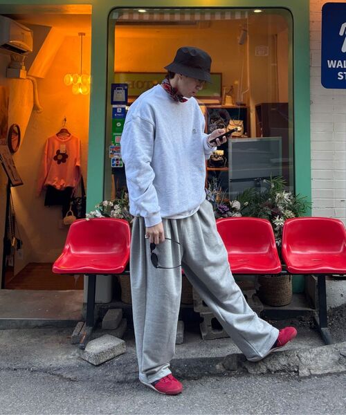 GRISH（グリッシュ）の「ツーピンタックワイドスウェットパンツ[グレー]（スウェットパンツ・レディース・その他・MEDIUM/LARGE/X-LARGE）」の12枚目の写真