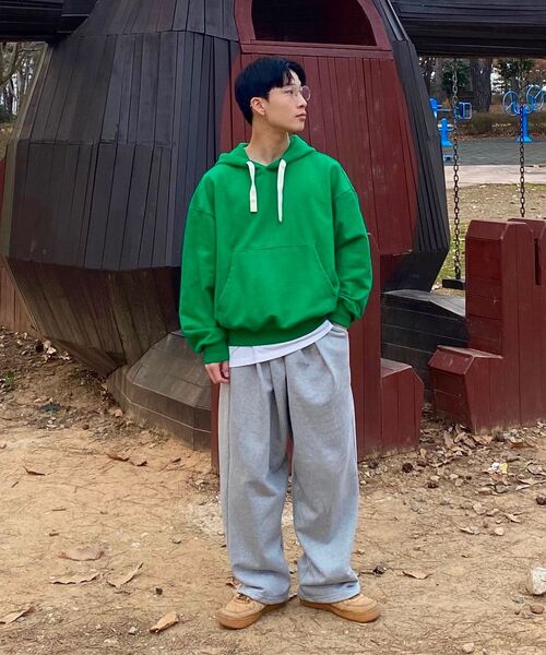 GRISH（グリッシュ）の「ツーピンタックワイドスウェットパンツ[グレー]（スウェットパンツ・レディース・その他・MEDIUM/LARGE/X-LARGE）」の15枚目の写真