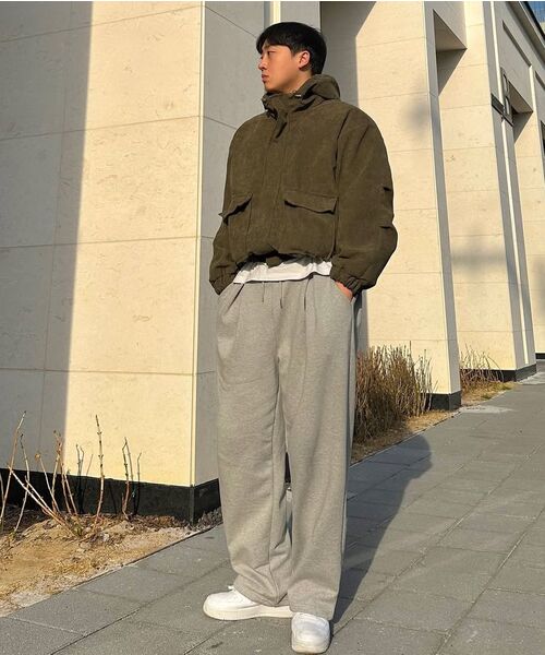 GRISH（グリッシュ）の「ツーピンタックワイドスウェットパンツ[グレー]（スウェットパンツ・レディース・その他・MEDIUM/LARGE/X-LARGE）」の16枚目の写真